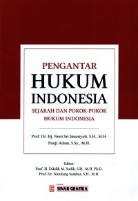 Image of Pengantar Hukum Indonesia : Sejarah & Pokok-Pokok Hukum Indonesia