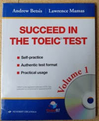 Image of Succeed in the TOEIC Test Vol 1